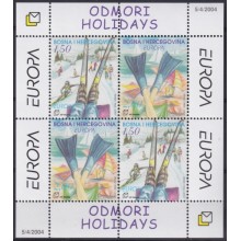 F-EX65561 BOSNIA & HERZEGOVINA MNH 2004 EUROPA CEPT HOLLIDAYS.