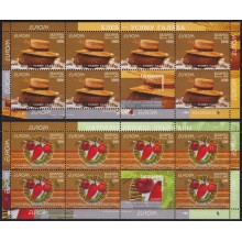 F-EX64764 BELARUS MNH 2005 EUROPA CEPT GASTRONOMY FOOD SHEET.