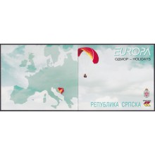 F-EX64707 SERBIA MNH 2004 EUROPA CEPT HOLLIDAYS RIVER CANOES BOOKLED.