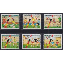 F-EX65871 YEMEN MNH 1982 CHAMPIONSHIP SOCCER FOOTBALL.