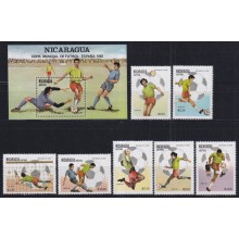 F-EX65873 NICARAGUA MNH 1982 CHAMPIONSHIP SOCCER FOOTBALL.