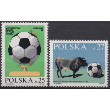 F-EX65880 POLAND MNH 1981 SPAIN SOCCER FUTBOL FOOTBALL CHAMPIONSHIP.