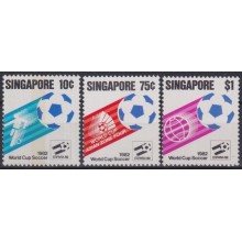 F-EX65882 SINGAPORE 1982 MNH SPAIN WORLD CHAMPIONSHIP SOCCER CUP FOOTBALL.