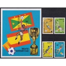 F-EX65883 GRENADA & GRENADINES MNH 1982 SPAIN SOCCER FUTBOL CHAMPIONSHIP.