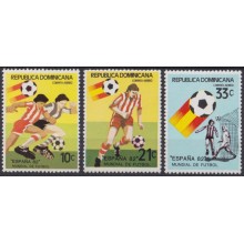 F-EX65887 DOMINICANA REP MNH 1982 WORD CHAMPIONSHIP SOCCER FOOTBALL$.
