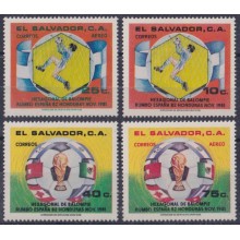 F-EX65894 EL SALVADOR MNH 1981 SPAIN SOCCER FUTBOL CHAMPIONSHIP.