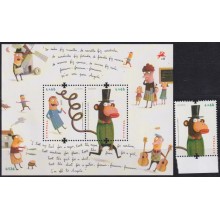 F-EX65430 PORTUGAL MNH 2010 EUROPA CEPT CHILDREN DRAWING BOOK.