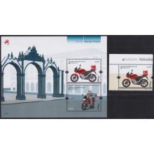 F-EX65423 PORTUGAL AZORES MNH 2013 EUROPA CEPT POSTAL VEHICLES MOTO.