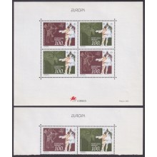 F-EX66069 PORTUGAL MADEIRA MNH 1994 EUROPA CEPT DISCOVERY CAFRE INDIGEOUS PALM.