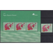 F-EX66026 PORTUGAL MNH 2001 EUROPA CEPT WATER FISH.