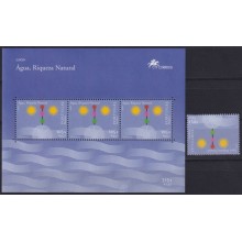 F-EX66024 PORTUGAL MADEIRA MNH 2001 EUROPA CEPT WATER.