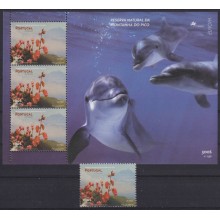 F-EX66023 PORTUGAL AZORES MNH 1999 EUROPA CEPT RESERVE NATIONAL PARK FISH DOLPHINS.
