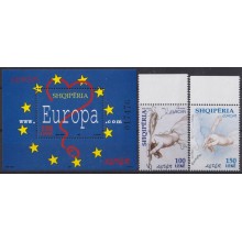 F-EX65764 ALBANIA MNH 2008 EUROPA HAND WRITTER THE LETTER.