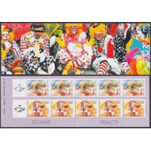 F-EX65574 BULGARIA MNH 2002 EUROPA CEPT CIRCUS CLOWN BOOKLED.