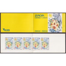 F-EX65569 BOSNIA & HERCEGOVINA MNH 2002 EUROPA CEPT CIRCUS CLOWN BOOKLED.