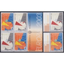 F-EX65694 CYPRUS MNH 2003 EUROPA CEPT ART POSTER BOOKLED.