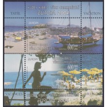 F-EX65570 TURKISH CYPRUS MNH 2004 EUROPA CEPT HOLYDAYS SHIP.