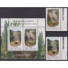 F-EX65802 TURKISH CYPRUS MNH 2011 EUROPA TREE FOREST.