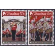 F-EX65858 GIBRALTAR MNH 2014 EUROPA CEPT MUSIC INSTRUMENT.