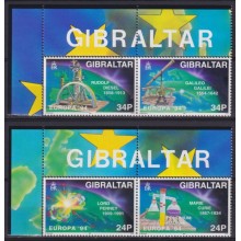 F-EX65687 GIBRALTAR MNH 1994 EUROPA CEPT SCIENTIFICS DISCOVERIES.
