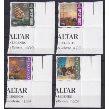F-EX65686 GIBRALTAR MNH 1997 EUROPA CEPT TALES & LEGENDS MARY CELESTE SHIP.