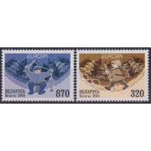 F-EX65810 BELARUS MNH 2004 EUROPA CEPT HOLYDAYS VACATION FISHING.