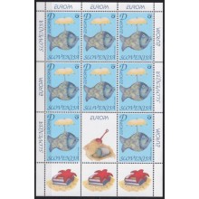 F-EX64792 SLOVENIA MNH 2004 EUROPA CEPT HOLYDAYS VACATION FISHING FISH MINI SHEET.