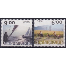 F-EX65836 DANMARK DENMARK MNH 2004 EUROPA CEPT HOLYDAYS VACATION SAILING CYCLE.