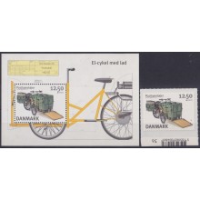 F-EX65731 DANMARK DENMARK MNH 2013 EUROPA CEPT POSTAL VEHICLES CAR.