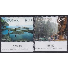 F-EX65815 FAROE FAROYAR DENMARK MNH 2004 EUROPA CEPT HOLYDAYS VACATION SAILING SHIP.