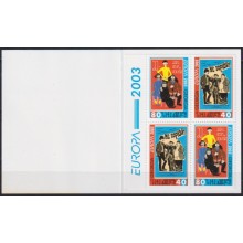 F-EX65572 GEORGIA MNH 2002 EUROPA CEPT CIRCUS BOOKLED.