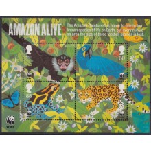 F-EX65794 ENGLAND UK MNH 2011 EUROPA CEPT FAUNA WWF AMAZON JAGUAR.