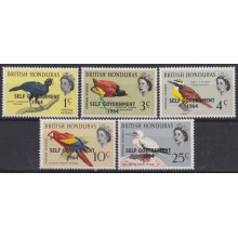 F-EX65462 BRITISH HONDURAS BELIZE MNH 1964 SELF GOVERMENT BIRD OISEAUX VÖGEL AVES.