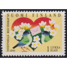 F-EX65470 FINLAND SUOMI MNH 1993 ST VALENTINE BIRD OISEAUX VÖGEL AVES.
