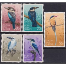 F-EX65464 PAPUA NEW GUINEA MNH 1981 KINGHFISHERS BIRD OISEAUX VÖGEL AVES.