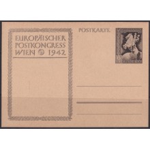F-EX66956 GERMANY 1942 6pf POSTAL STATIONERY 1942 UPU CONGRESS.