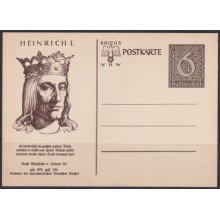 F-EX66715 GERMANY 1939 6pf POSTAL STATIONERY ILLUSTRATED HENRI I HEINRICH I.