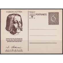 F-EX66717 GERMANY 1939 6pf POSTAL STATIONERY ILLUSTRATED ULRICH VON HUTTEN.