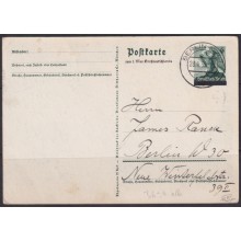 F-EX66961 GERMANY 1939 WWII 6pf POSTAL STATIONERY ILLUSTR SUDETELAND OCCUPATION.
