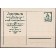 F-EX66621 GERMANY 1935 POSTAL STATIONERY WINTERHILFE FUND HARVEST FESTIVAL.
