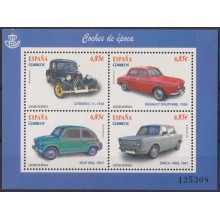 F-EX66641 ESPAÑA SPAIN MNH 2011 AUTO OLD CARS SEAT 600 RENAULT CITROEN SIMCA.