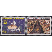 F-EX66459 BOLIVIA MNH 2005 EPAEP FIGHT AGAINST POVERTY CHILDREN DRAWING.