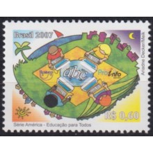 F-EX66480 BRAZIL MNH 2007 UPAEP EDUCATION FOR ALL CHILDREN DRAWING.