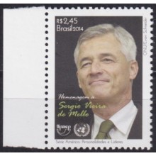 F-EX66454 BRAZIL MNH 2014 UPAEP SERGIO VIEIRA DE MELLO.