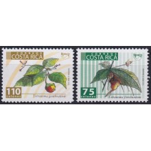 F-EX66464 COSTA RICA MNH 2004 UPAEP FLOWERS PLANTS.