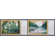 F-EX65842 NICARAGUA MNH 2004 UPAEP NATIONAL RESERVE TREE FOREST.