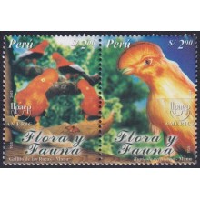F-EX66461 PERU MNH 2003 UPAEP FAUNA & FLOWERS LIZARD.