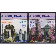 F-EX66483 EL SALVADOR MNH 2008 UPAEP NATIONAL HOLIDAYS FIESTAS NACIONALES.