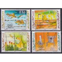 F-EX59374 LIECHTENSTEIN MNH 2000 SIDNEY OLYMPIC GAMES ATHLETISM SWIMMING.