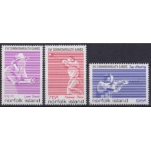 F-EX56333 NORFOLK IS MNH 1998 CONMONWEALTH GAMES SHUTTING ATHLETISM.